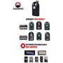 2 for Intellicode Genie&Overhead Door GIT-3/ACSCTG Type 3/ACSCTO Type 3/OCDTR-3/Gitr-3 Garage Door Opener Remote