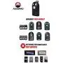2 for Intellicode Genie&Overhead Door GIT-3/ACSCTG Type 3/ACSCTO Type 3/OCDTR-3/Gitr-3 Garage Door Opener Remote