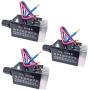 DC Motor Speed Controller Universal 12V 24V 10A Electronic Stepless DC Speed Controller Rotary Switch for Car Truck Fan Heater Control Regulator 3Pack