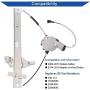 Obaee Front Left Driver Side Power Window Lift Regulator & Motor Assembly Compatible with Chevy Impala 2006-2013 & Chevrolet Impala Limited 2014-2015 Replace OE 10338555, 748-172