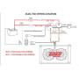 Electric Fan Wiring Kit Electric Fan Relay Kit with Thermostat Radiator Fan Sensor Switch Electric Cooling Fan Thermostat Kit Temperature Sensor Switch 185 On 175 Off, 40 AMP Waterproof Relay Kit