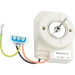 Ultra Durable WR60X28783 Refrigerator Evaporator Fan Motor Replacement Part by BlueStars - Exact Fit for GE & Hotpoint Refrigerators - Replaces Part Numbers WR60X23584, WR60X31522, AP6977246