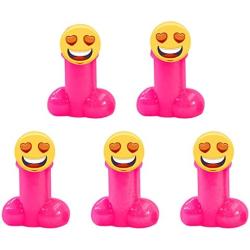 Prank Valve Stem Caps, Ronfin 5 Pack Tire Valve Cover for Prank-Gag Fits for Cars, Trucks, SUVs, Auto, Bikes, Motorcycles,Trucks（Pink）