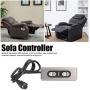 5p Lift Chair Control Switch, Dual Motor 12v/29v Electric Sofa Recliner Controller, with USB Port for Mobile Phone Charg