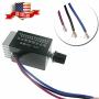 10A Car Speed Controller Switch DC Motor 12V 24V Fan Heater Control Defroster Electronic Stepless Speed Regulator Switch for Car Truck Fan Heater Control