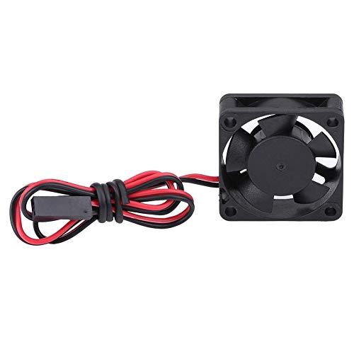 Motor Cooling Fan, 5V-7V DC Cooling Fan RC Motor Heat Sink System Black DC Fan Car Parts (30 * 30MM)
