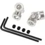TAKANISHI 2PCS Universal Joint Couplings Connector Metal 5x5mm 6x6mm RC Motor Boat Robot Shaft combination Connector Coupler (6x6mm)