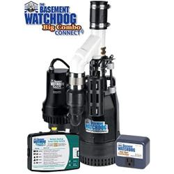 THE BASEMENT WATCHDOG Big Combo CONNECT Model CITS-50 1/2 HP Primary and Battery Backup Sump Pump System with Smart WiFi Capable and 24 Hour a Day Monitoring Controller