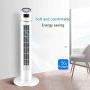 LILIANG- - Evaporative Coolers Quiet Tower Fan with Remote Control, 3 Wind Modes, Oscillating, 15 Hour Timer with Auto Turn Off, Ideal for Home and Office, White (Size : 89cm) (Size : 89cm) BMZDLFJ-1