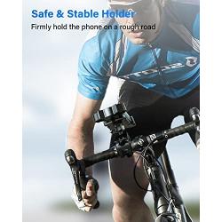 Universial Phone Holder for Bike, [Bicycle & Motorcycle Handlebars Friendly] Motorcycle Phone Holder,Bike Phone Mount Compatible with iPhone 13 13 Mini 13 Pro Max 12 Samsung Galaxy S21 Note20 and More
