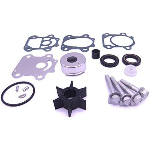 Boat Motor 6CJ-W0078-00 Water Pump Repair Kit Without Housing for Yamaha 70HP Outboard Engine