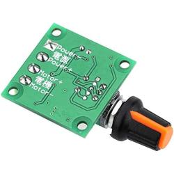 Greartisan 1.8V-15V 2A DC Motor Speed Controller PWM Variable Speed Regulator Governor Switch 1803BK with Speed Control Knob