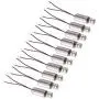 DC1.5-3.7V 6mm x 12mm Vibration Motor Miniature Micro Vibration Coreless Motor 12000RPM Small Electric Motors with 2 Wires - (10 Pcs)
