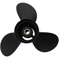 ARKDOZA 9.9x11 9.9x12 9.9x13 9.9x14 9.7x10 Aluminum Propeller for Tohatsu/Nissan Outboards with 10 Spline Tooth 25HP 30HP