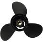 ARKDOZA 9.9x11 9.9x12 9.9x13 9.9x14 9.7x10 Aluminum Propeller for Tohatsu/Nissan Outboards with 10 Spline Tooth 25HP 30HP