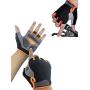 Gel Mens Road Cycling Gloves,Half-Finger Biking Glove,MTB Road Bicycle Gloves,Gel Pad Shock-Absorbing Anti-Slip Breathable Motorcycle Mountain Bike Gloves,Unisex.