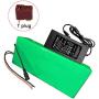 Jieoto Ebike Battery 48V 6Ah Lithium-ion Electric Bicycles Battery Waterproof PVC Battery Pack with BMS and Charger for 200W 250W 350W 500W Motor
