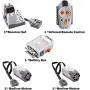 Kit YYUNA Technology Moteur Électrique Motorisé, 5 Pièces, Incluant 2 Moteurs Moyens, 1 Boîte Batterie (6 AAA Non Incluses), 1 Télécommande Infrarouge 2.4G, 1 Récepteur 2.4G Kit YYUNA Technology Moteur Électrique Motorisé, 5 Pièces, Incluant 2 Moteurs Moyens, 1 Boîte Batterie (6 AAA Non Incluses), 1 Télécommande Infrarouge 2.4G, 1 Récepteur 2.4G