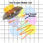 Ice Cream Maker Machine Self-Freezing System 1.5 Pint 90W Energy-saving Motor See-through Lid K45559CO2000 (Renewed) (Orange)