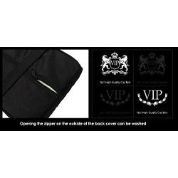 VIP Luxury Black Memoryform Car Seat Cushions Armrest Center Consoles Cushion Pillow Pad for Car Motors Auto Vehicle(1pack) by GotoShop
