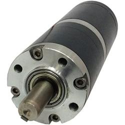Diameter 50mm High Speed 12V Electrical DC Planetary Gear Motor 200 RPM 12mm Out Shaft Reversible Metal Gearbox Motor