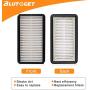 1008 Vacuum Filters 2 + 2 Pack by Blutoget - Replacement for Bissell 1008 CleanView Upright Vacuums 9595A, 1819, 1822, 1825, 1831, 1330 1332 - Compare to Part 2032663 and 1601502 (2 Pre-Motor Foam Filters 2 Post-Motor Filters 1 brush )