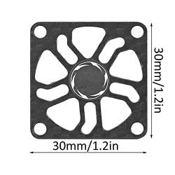 Cooling Fan Cover, Durable RC Cooling Fan Cover Safety Protection Heat Dissipation with Cover for RC Motor User for RC Motor/electrically Regulated Fan Cover(30mm)
