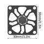 Cooling Fan Cover, Durable RC Cooling Fan Cover Safety Protection Heat Dissipation with Cover for RC Motor User for RC Motor/electrically Regulated Fan Cover(30mm)