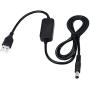 SinLoon 3.28ft USB 5V to DC 12V Converter Step Up Voltage Converter Power Cable,for Camera, Desk lamp, Speakers, Blue Tooth Headset, and Other 5V Devices.(5.5 x 2.1mm)