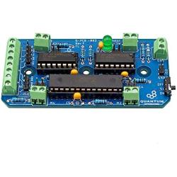 Quantum Four Motor Driver Soldering Projects DIY Electronics Kits with Online Documentation - Soldering Practice Kit for Learning Teaching, Compatible with Microcontrollers Like Arduino