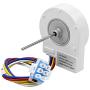 WR60X10185 Evaporator Fan Motor Evaporator Fan Motor UDQT26GE4 Replace Part Numbers WR23X10353 UDQT26GE4 PS1019114 AP3875639 Compatible with General Electric Refrigerator