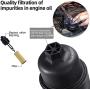 68105583AF Engine Oil Cooler Oil Filter Housing Adapter Assembly BDFHYK,Gaskets Sensor Kit Replacement Compatible with 2014-2017 Chrysler 200/300 Dodge Journey Charger Ram 3.6L