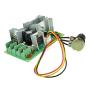 1200W 20A PWM DC Motor Speed Controller DC 10V-60V Adjustable Speed Control Switch 12V 24V Fan Motor Speed Regulator Governer