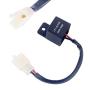 2-Pin LED Electronic Flasher Relay, 12V Indicator Light Flasher Relay Fix for Motorcycle/Bike LED Turn Signal Bulbs Hyper Flash/Rapid Blink Issues