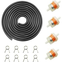 PRO BAT 9.85-Foot Length Stretchy 0.2 I.D. Fuel Line+8pcs 0.35