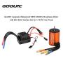 GoolRC Brushless Motor Waterproof 3650 4300KV Upgrade Brushless Motor with 60A ESC Combo Set for 1/10 RC Car Truck
