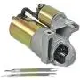 Rareelectrical NEW SBC BBC CHEVY 3HP HIGH TORQUE MINI STARTER FOR 327 350 400 COMPATIBLE WITH 153 TOOTH FLYWHEEL
