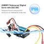 Hobby Fans 2838 4500KV 4P Sensorless Brushless Motor & 35A Brushless ESC for 1/12 1/14 1/16 RC Car(Blue)
