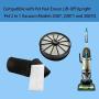Aolleteau Filter Compatible with Bissell Pet Hair Eraser Lift-Off Upright Vacuum Cleaner - Series 2087, Models 2087, 2087Q （1 Pack Post-Motor Filter & 1 Pack Pre-Motor Filter）