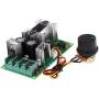 Stayhome 1pcs DC10-60V DC Motor Speed Regulator 12V 24V 36V 48V High Power Drive Module PWM Motor Speed Controller 20A Current Regulator