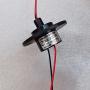 Electric Small Slip Ring Rotating Conductive Slip Ring 2 Wires Diameter 22MM for 5A
