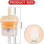 GREHUA Gas Fuel Filter Tube Line with Gas Inline Fuel Filter for GY6 50cc 90cc 110cc SSR110 SSR125 XR50 CRF50 Taotao Apollo Pitster Pro Roketa Baja Jonway Scooter Pit Dirt Bike Moped Motorcycle Parts