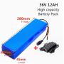 Wnicek 36V 7800mAh E-Bike Battery 7.8AH 10S 3P Lithium-Ion Battery Pack with 2A Charger Fit for 200W to 500W Motor Electric Bike Scooter Folding Electric Bicycles Electric Tricycles