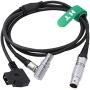 HangTon D-tap Power Y-Cable for Preston Micro Force V+F 10 Pin to Heden M26T Analog Motor Right Angle 4 Pin 1M