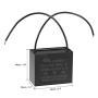 uxcell Ceiling Fan Capacitor CBB61 20uF 350V AC 2 Wires Metallized Polypropylene Film Capacitor 58x48x30mm for Electric Fan Pump Motor Generator 3Pcs