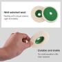 Hilitchi 10 Pcs 4 100mm Wool Polishing Wheel Buffer Pads Felt Polishing Wheel Disc