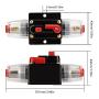 ANJOSHI 20 Amp Resettable Fuse Holder Circuit Breaker, with Manual Reset Waterproof Switch for RV Car Audio Marine Boat Motor Truck Inverter Home Solar System Replace Fuse 20A-150A/12V-42V DC (20A)