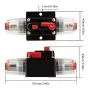 ANJOSHI 20 Amp Resettable Fuse Holder Circuit Breaker, with Manual Reset Waterproof Switch for RV Car Audio Marine Boat Motor Truck Inverter Home Solar System Replace Fuse 20A-150A/12V-42V DC (20A)