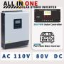 Y&H 3KVA Solar Hybrid Inverter DC24V to AC110V Off Grid Pure Sine Wave Inverter Built in 50A PWM Solar Controller,Support Utility/Generator/Solar Energy Charge