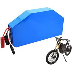 Wnicek 72V 50Ah E-Bike Battery Electric Motorcycles Li-ion Battery Pack with 5A Fast Charger for 500W-5500W Motor